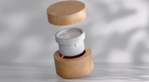 Pujolasos presents a refillable wooden jar at Luxe Pack Monaco