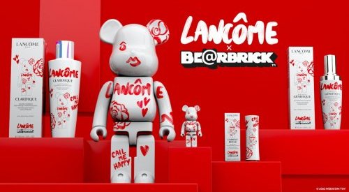 Lancôme confie à Bronson le design de sa collaboration avec Bearbrick en Chine