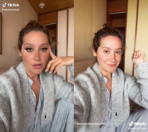 Ashley Tisdale is one of the TikTok users who has shown themselves au...